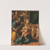 Madonna And Child With Joseph And Angels by Gaspare Sacchi