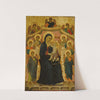 Madonna and Child with Nine Angels by Segna di Buonaventura