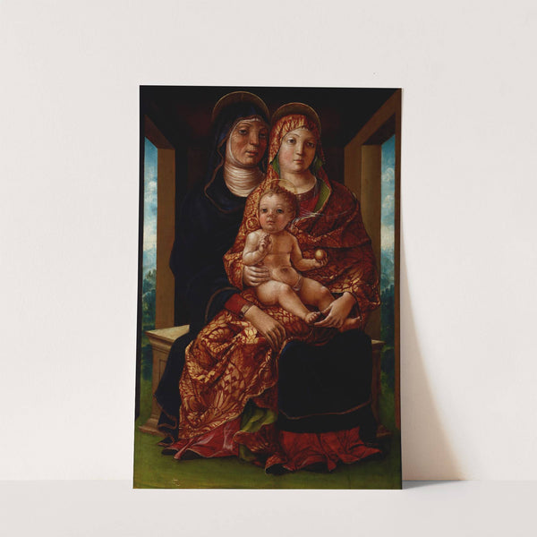 Madonna and Child with Saint Anne (1465-1515) by Liberale da Verona