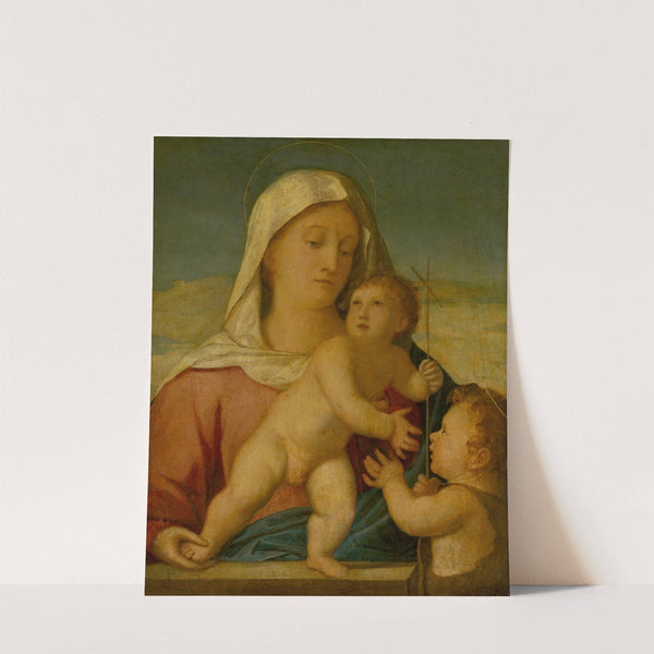 Madonna and Child with Saint John the Baptist by Stefano Cernotto