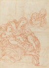 Madonna and Child with Saints John and Joseph (recto) (17th century)