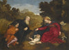 Madonna And Child With St Anthony Abbot And A Young Male Donor