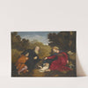 Madonna And Child With St Anthony Abbot And A Young Male Donor by Paris Bordone