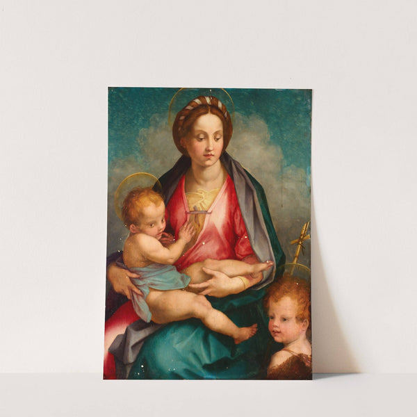 Madonna and Child with St John by Andrea del Sarto
