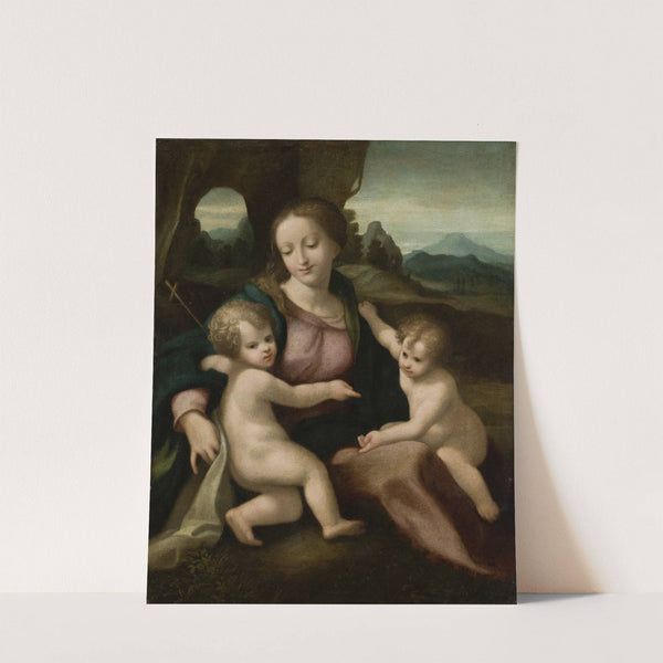 Madonna and Child with the Infant Saint John (ca 1522-1523) by Correggio