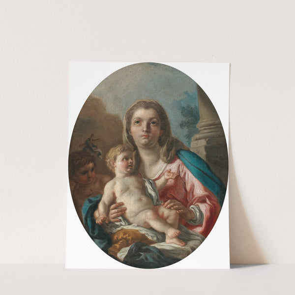 Madonna and Child with the Infant Saint John the Baptist by Francesco de Mura