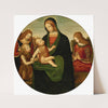 Madonna And Child With The Young Saint John The Baptist And Two Angels by Master of the Greenville Tondo