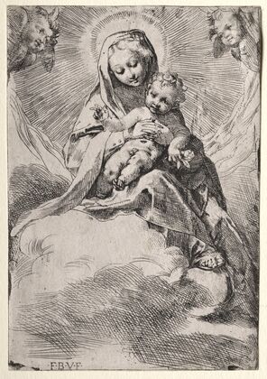 Madonna in the Clouds (c. 1581)