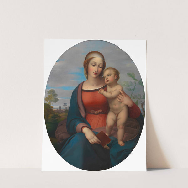 Madonna mit Kind by Johann Evangelist Scheffer von Leonhardshoff