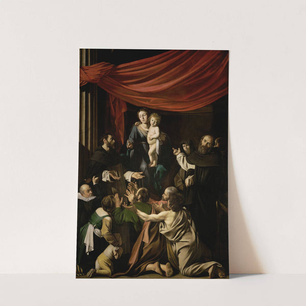 Madonna of the Rosary by Caravaggio