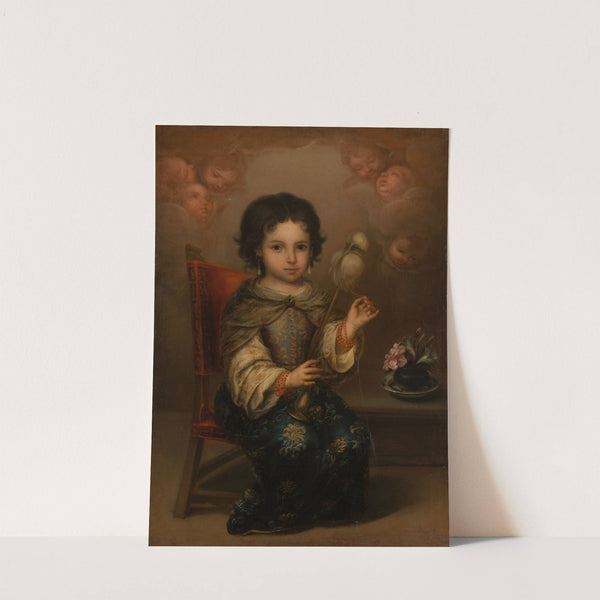 Madonna of the Yarnwinder (1601-1700) by Juan de Ruelas  