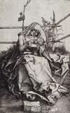 Madonna on a Grassy Bench