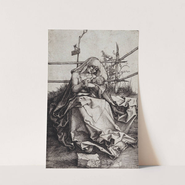 Madonna on a Grassy Bench (1503) by Albrecht Dürer