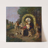 Madonna with Child in a Flower Garland by Adolf Hengeler