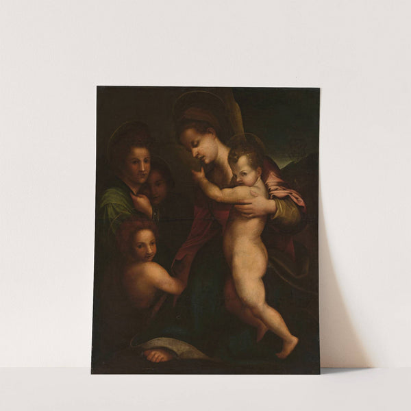Madonna with Child Jesus and St. John (1500-1525) by Andrea del Sarto