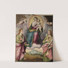 Madonna with Child Jesus on a cloud by Giovan Filippo Criscuolo