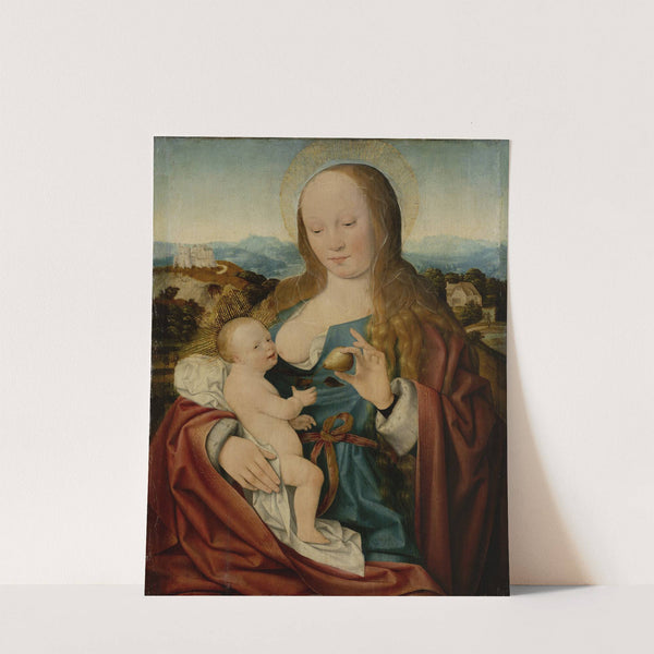 Madonna with Pear (ca 1515) by Joos Van Cleve