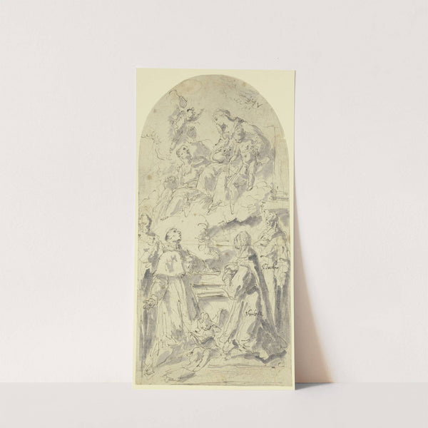 Madonna with saints by Gaspare Diziani