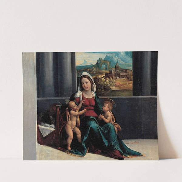 Madonna with the Child and St. John by Garofalo and workshop