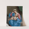 Madonna With The Infant Christ Child Holding A Goldfinch On A String by Giovanni Battista Salvi da Sassoferrato