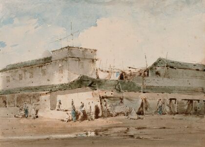 Madras, a street scene