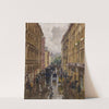 Maffeistraße im Regen by Charles Vetter