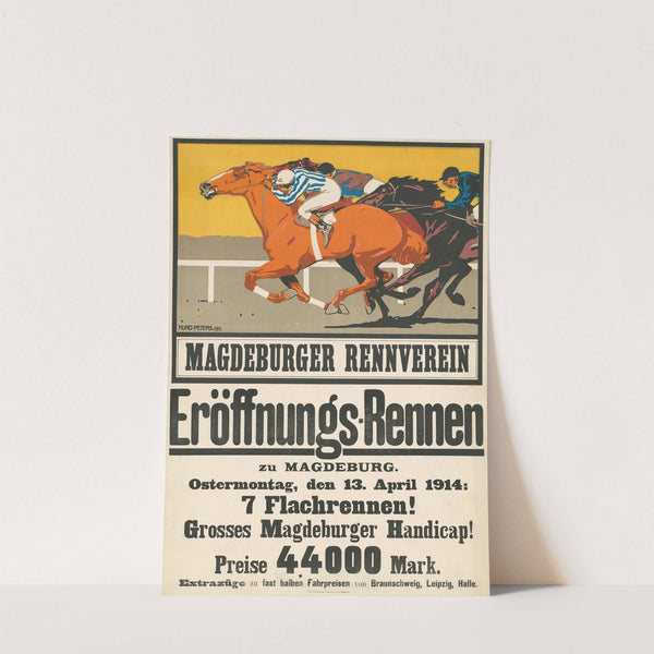 Magdeburger Rennverein. Eröffnungsrennen zu Magdeburg 1914 (1913) by Kurd Peters