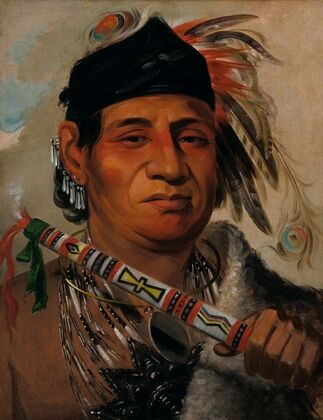 Mah-Kée-Mee-Teuv, Grizzly Bear, Chief of The Tribe