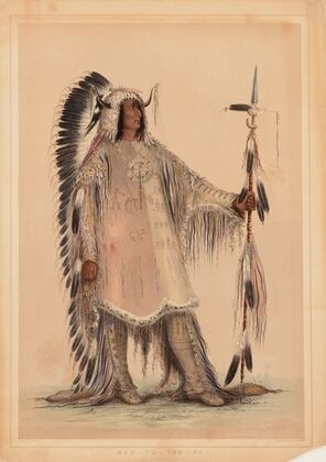 Mah-To-Toh-Pa, The Mandan Chief