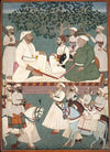 Maharaja Sidh Sen Receiving an Embassy (ca. 1700–10)