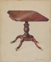Mahogany Tilt-top Table