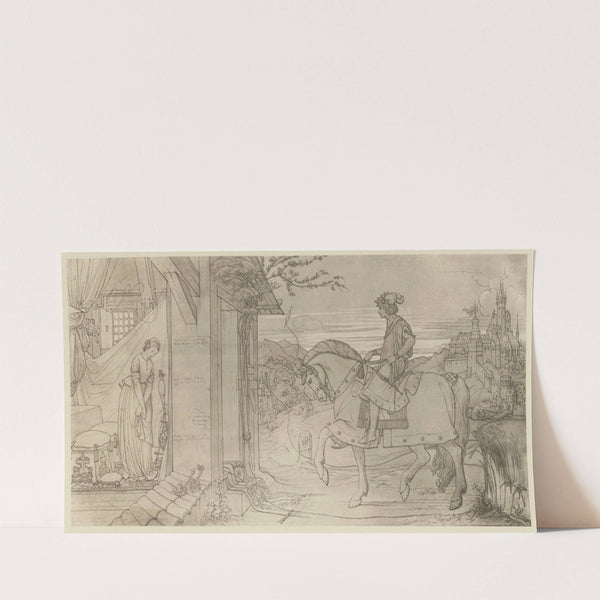 Mährchen von der Spindel, der Nadel und dem Weberschiffchen (circa 1900) by Eduard von Steinle