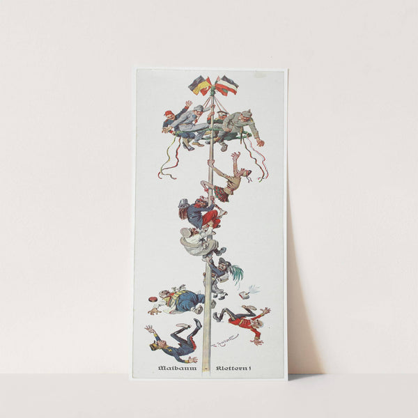 Maibaum-Klettern! (1915-1916) by Theodor Zasche