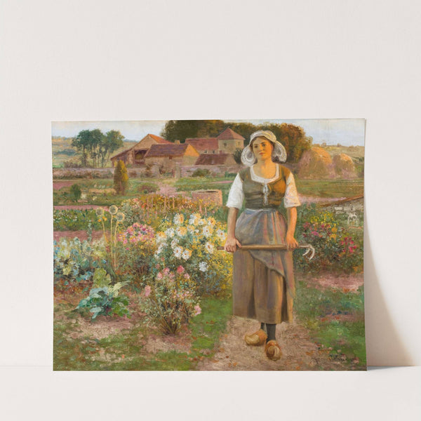 Maiden in the Garden by Jean Beauduin
