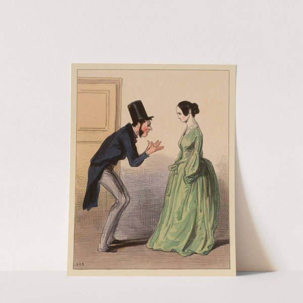 Mais si un homme avait été pour moi ce que j’ai été pour toi, et que je lui aie fait ce que tu m’as fait. Mais mai (1840) by Paul Gavarni