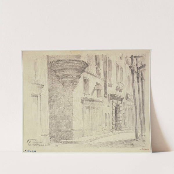 Maison, 5 rue Hautefeuille by Ferdinand Boberg
