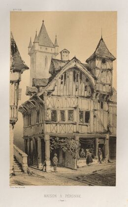 Maison A Peronne (Somme) (1860)