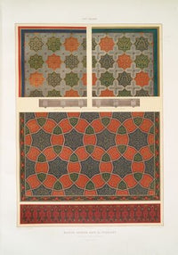 Maison appelée Beyt el-Tchelebey; spécimen des plafonds (XVIIIe. siècle)