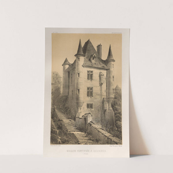 Maison Fortifiée À Uzerches (Corrère) (1860) by Victor Petit