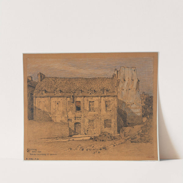 Maison, rue du Cimetière Saint Benoit by Ferdinand Boberg