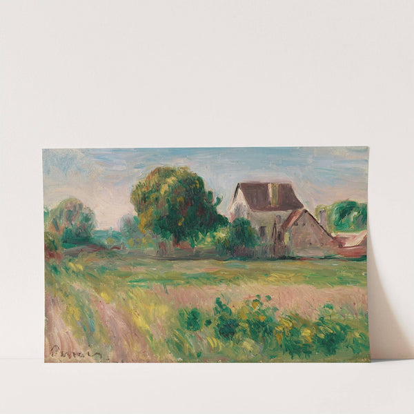 Maisons à Essoyes by Pierre-Auguste Renoir