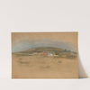 Maisons au pied d’une falaise (1869) by Edgar Degas
