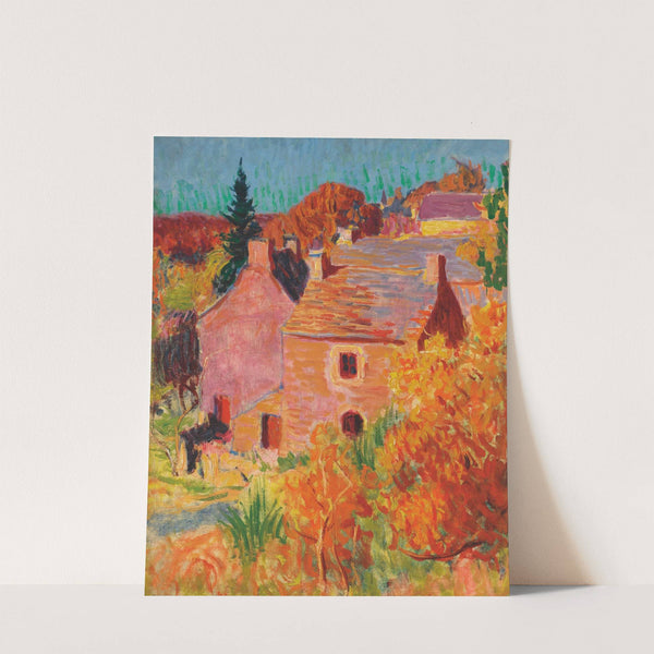 Maisons Rouges à Pont-Aven by Roderic O&#039;Conor