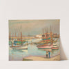Maisons sur le port à l’île d’Yeu (1919) by Henri Lebasque
