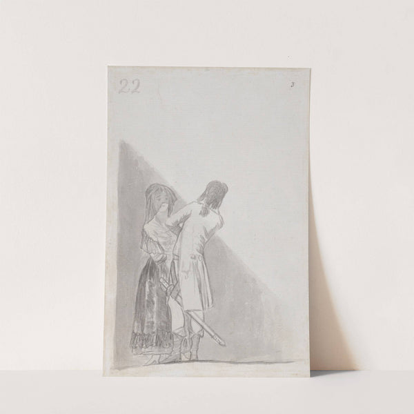 Maja and an officer (1795–1797) by Francisco de Goya