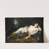 Maja dormida (sleeping nude) (1817) by Eugenio Lucas Velázquez