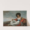 Maja with a Small Dog (1865) by Eugenio Lucas Velázquez