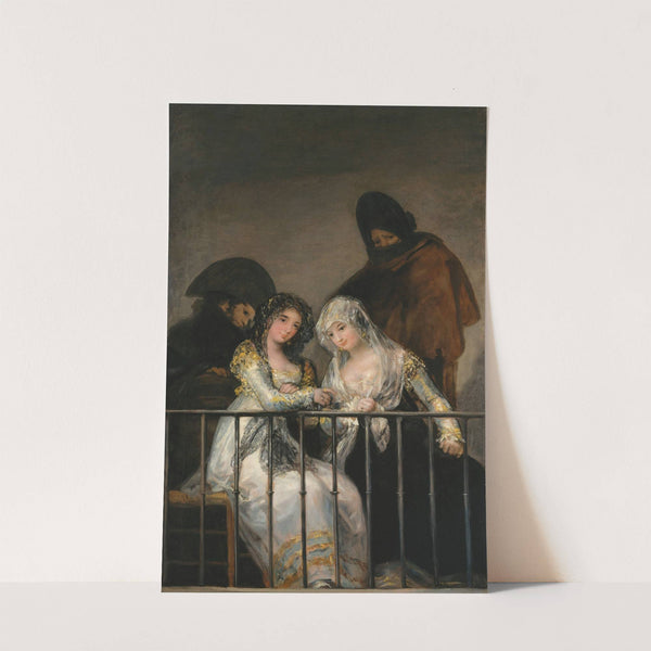 Majas on a Balcony (ca. 1800–1810) by Francisco de Goya