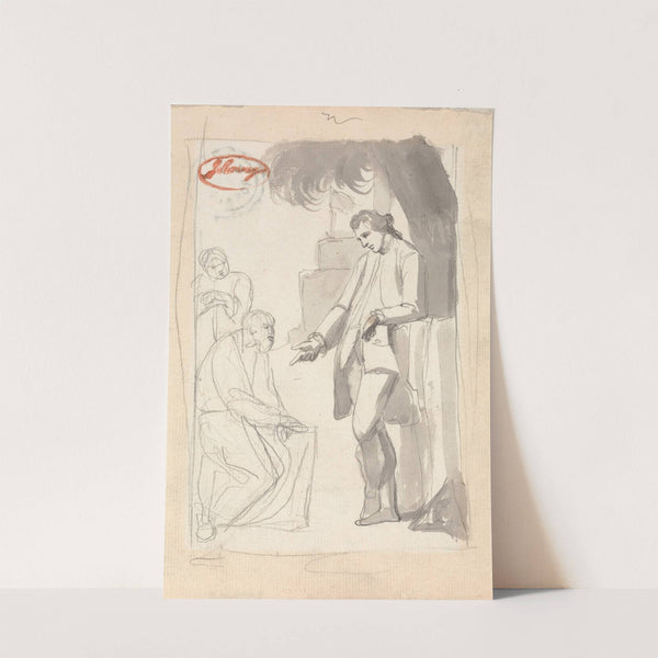 Major Thomas Pearson and the Brahman. by George Romney