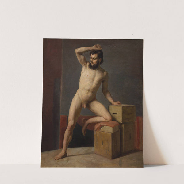 Male act by Gustav Klimt